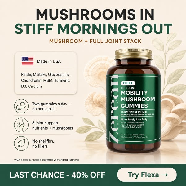 Mushroom + Full Joint Stack — 40% Off