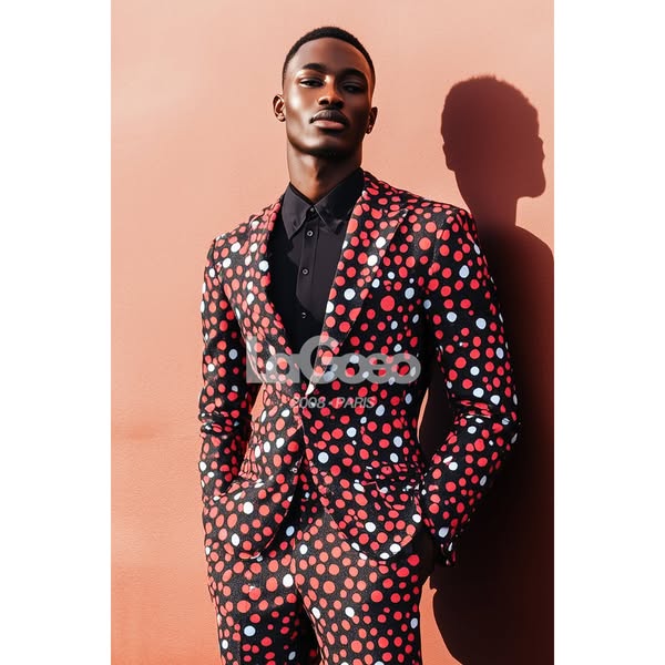 The creative behind it: Polka Inferno Men's Suit