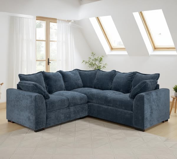 Colby 5 Seater L Shaped Corner Sofa Fabric