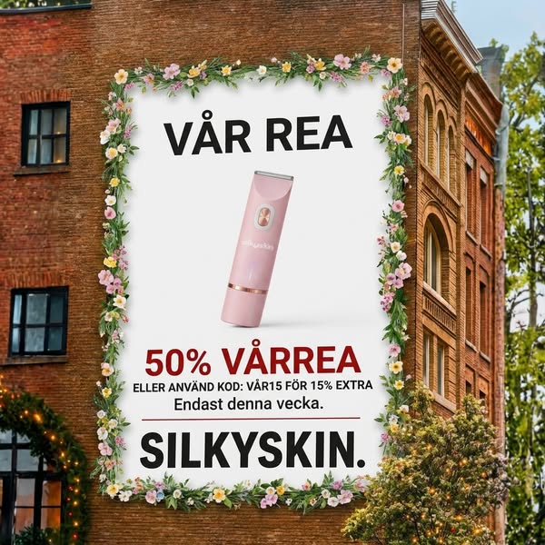 15% extra rabatt med koden VÅR15