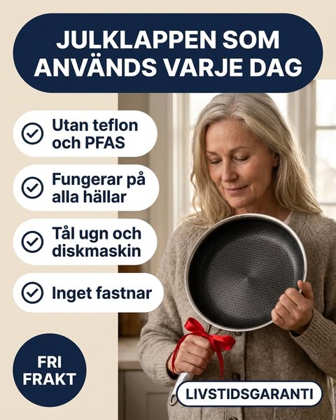 100% Fri från Teflon & PFAS