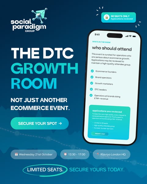 DTC Growth Room - 50 Seats Only