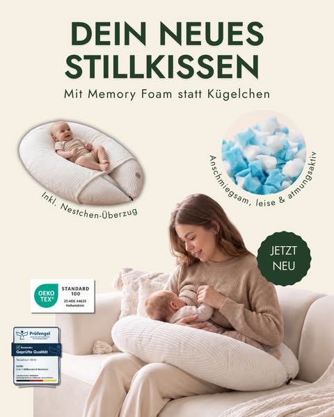 Dein neues Stillkissen mit Memory Foam