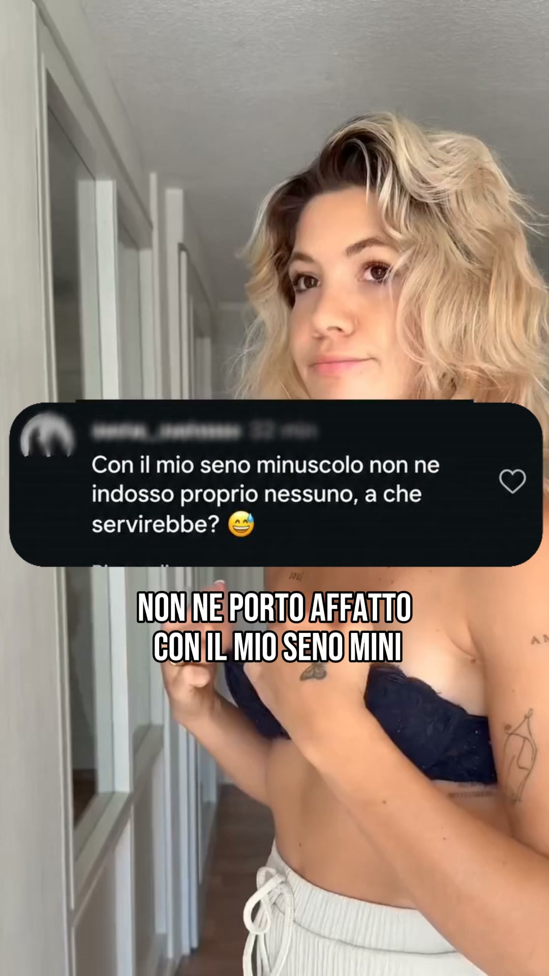 Nemmeno io ne portavo