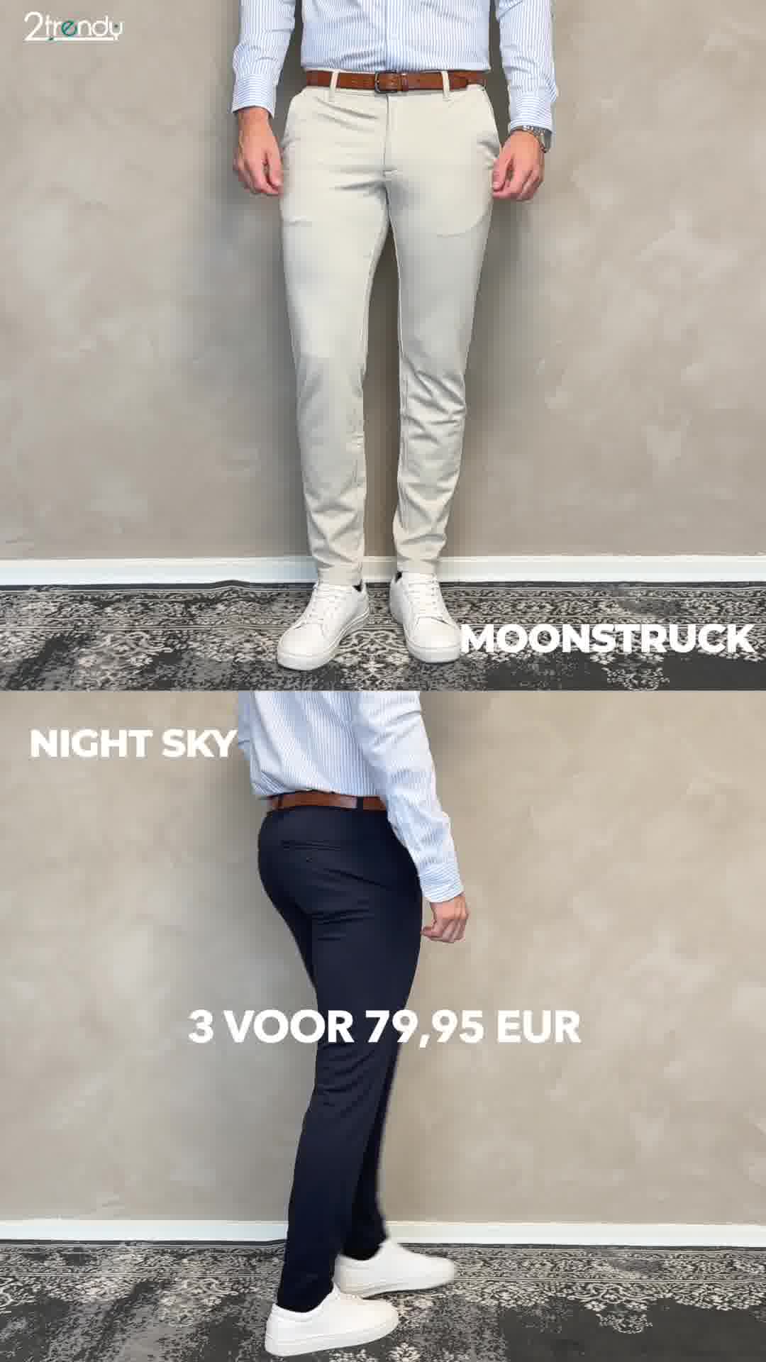 3 broeken voor 79,95€