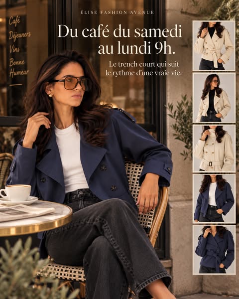 Le trench qui change toute la silhouette