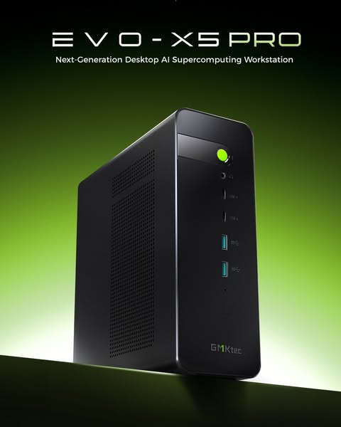 GMKtec EVO-X5 Pro AMD Ryzen™ AI Max+ PRO 495 AI Mini PC - GMKtec