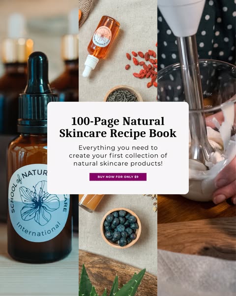 $9 Natural Skincare Recipe Book: Get Yours Today