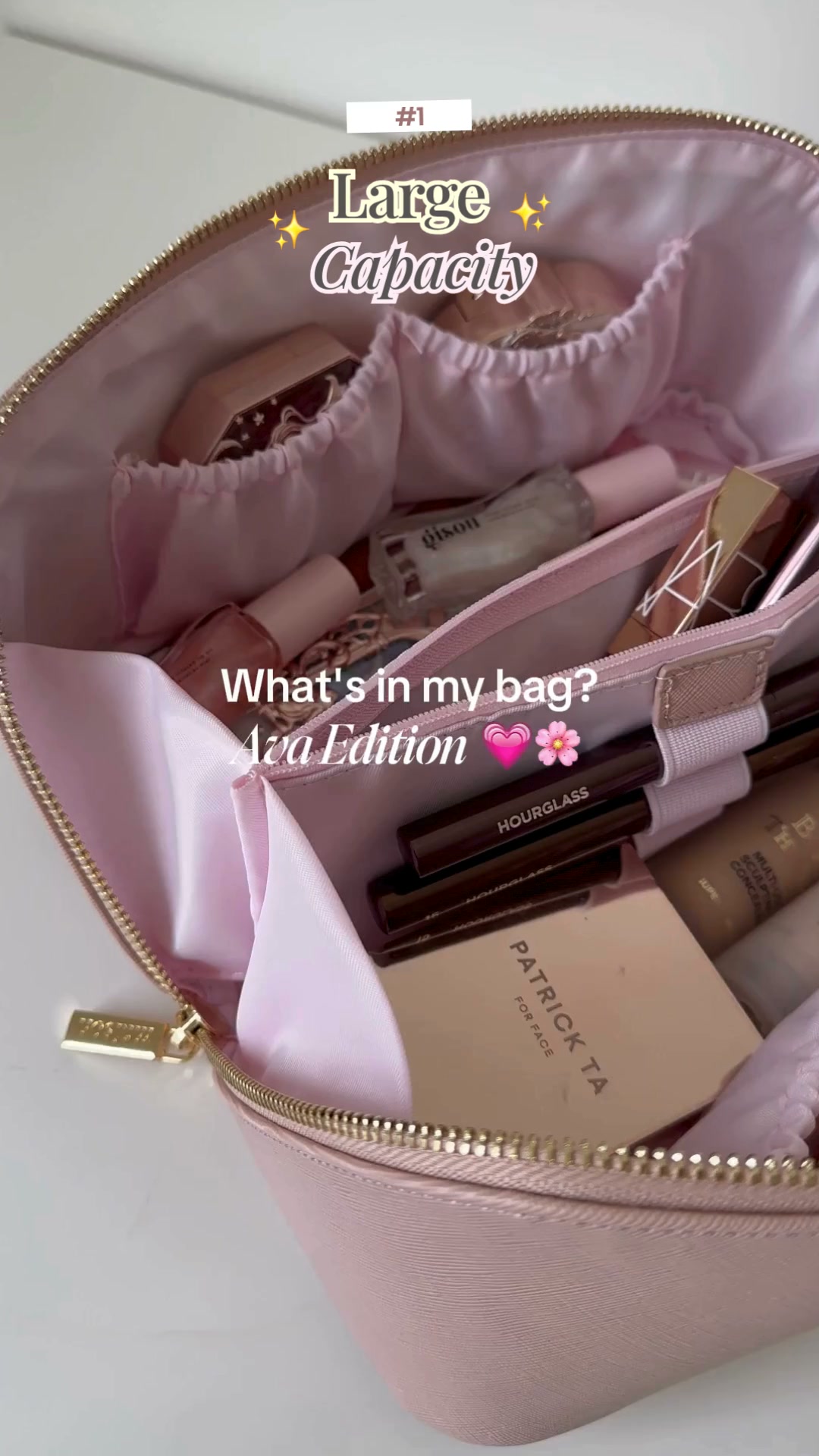 Our best selling AVA makeup bag
