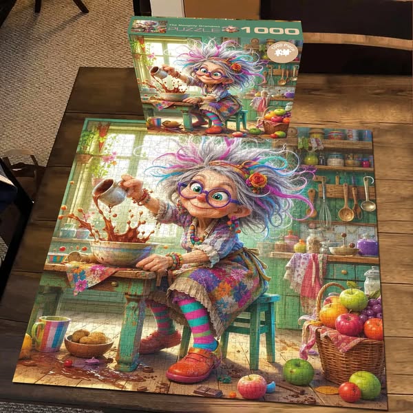 The Naughty Grandma Jigsaw Puzzle 1000 Pieces