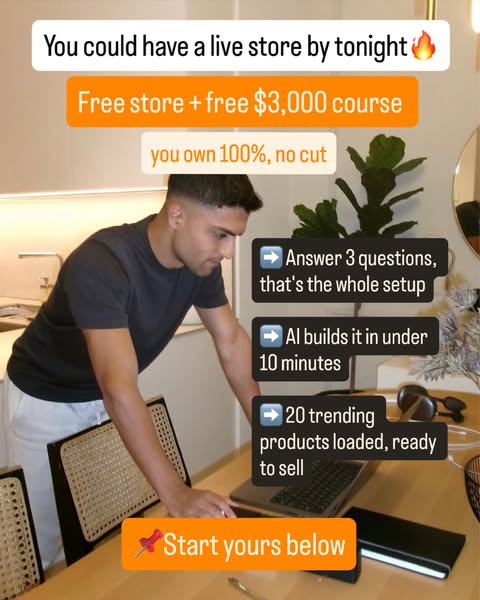 Free AI-Built Store in 10 Minutes