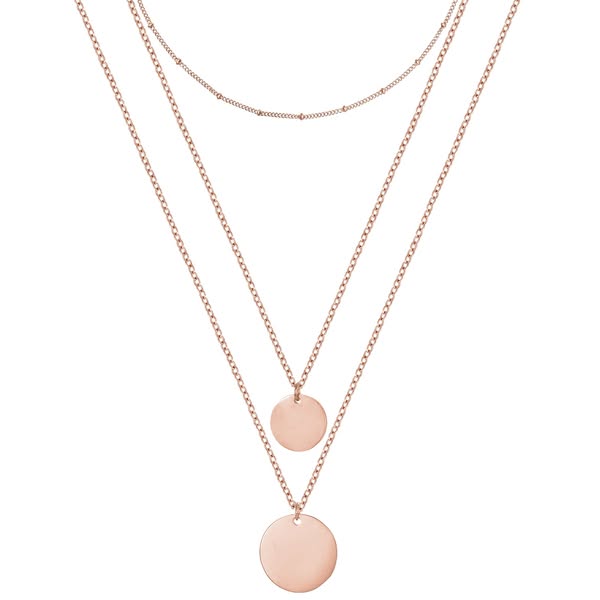 Layering Ketten Set Dreierkette in Rosegold | BONNYBIRD