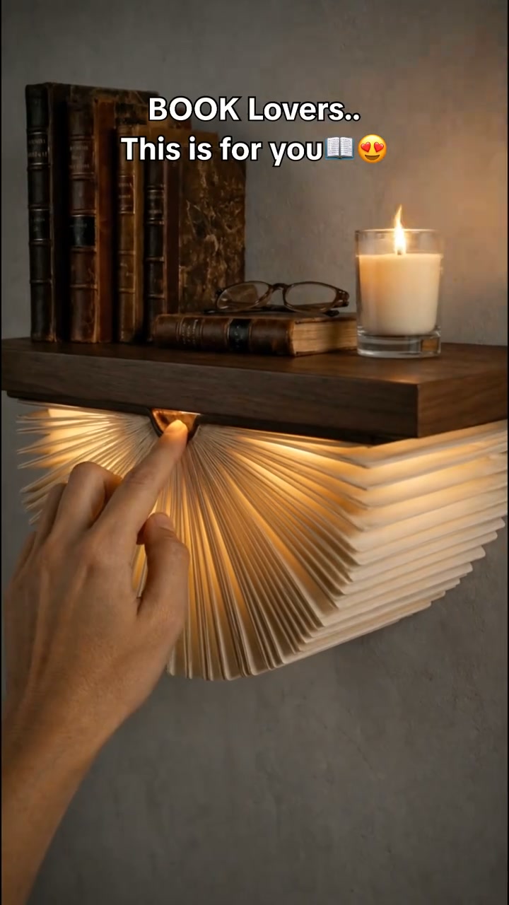 Magic Book Page Wall Lamp