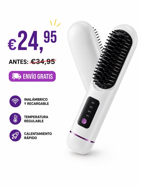 El pelo liso que siempre quisiste Liso en 10 minutos desde casa El secreto de miles de chicas Olvídate de la plancha para siempre Cerámica p