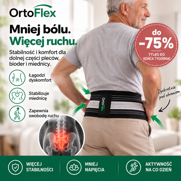 OrtoFlex™ dla lepszego wsparcia lędźwi