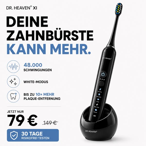 Hellere Zähne in nur wenigen Wochen