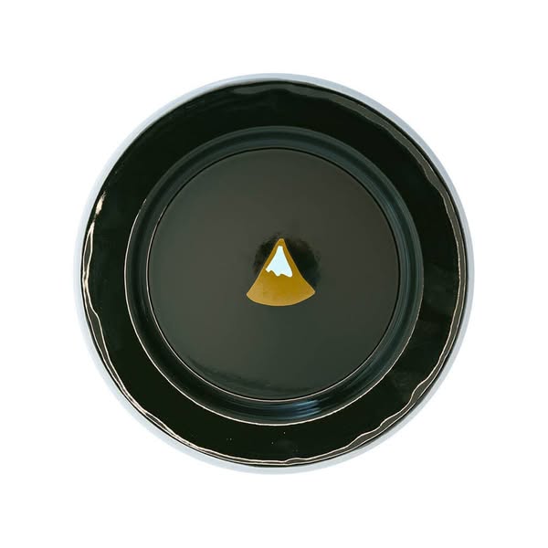 Forest & Mountains Enamel Plate - 17cm
