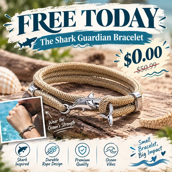 Get Your FREE Shark Guardian Charm Bracelet