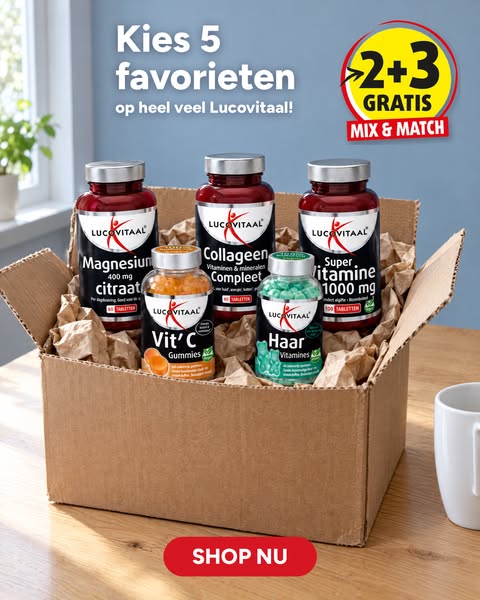 2+3 gratis op heel veel Lucovitaal