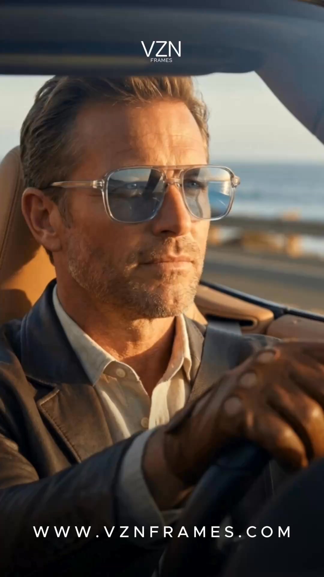 Luxury look. Polarised UV400 shield. All-day comfort.