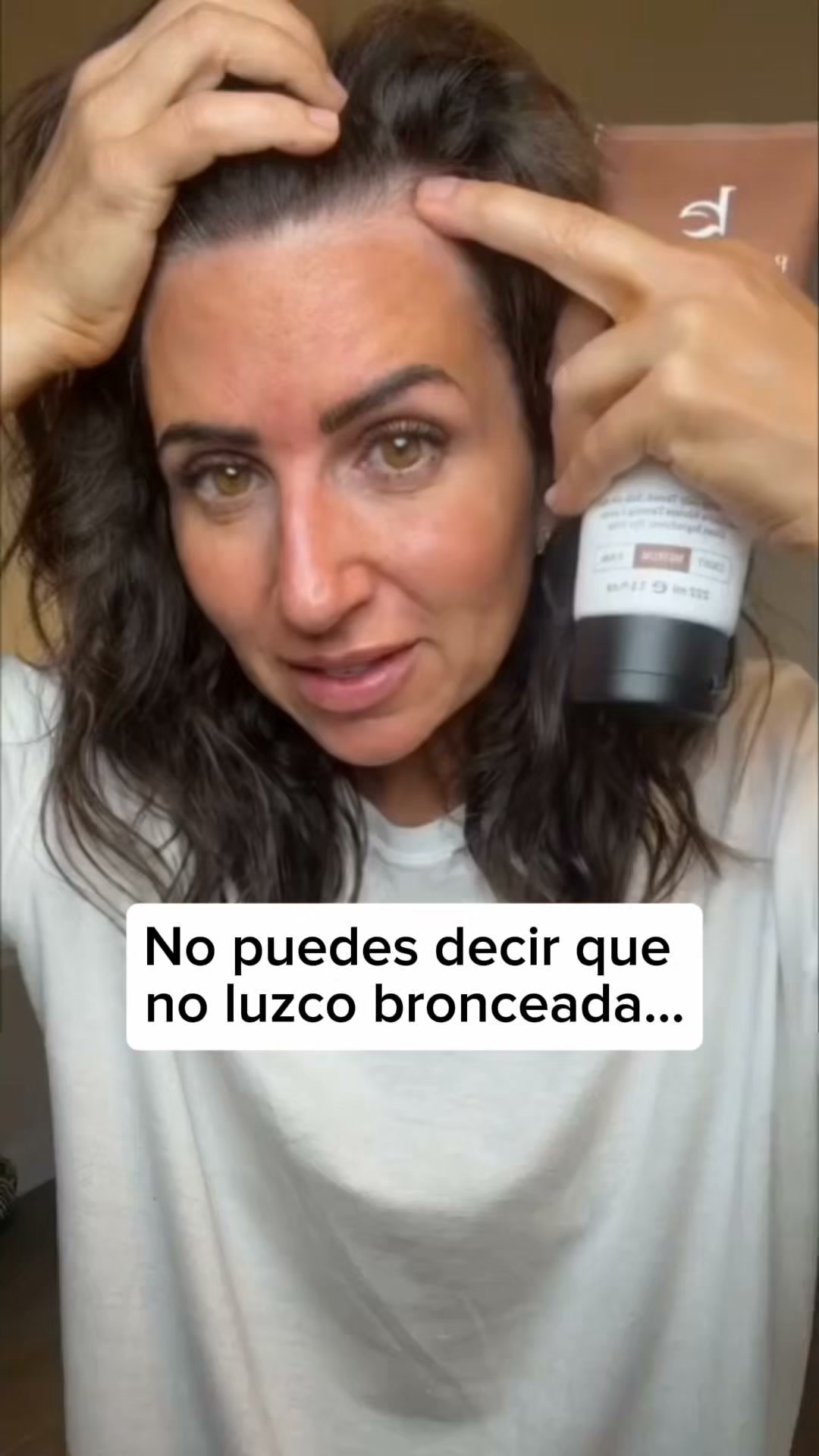 Morena de verdad, sin sol