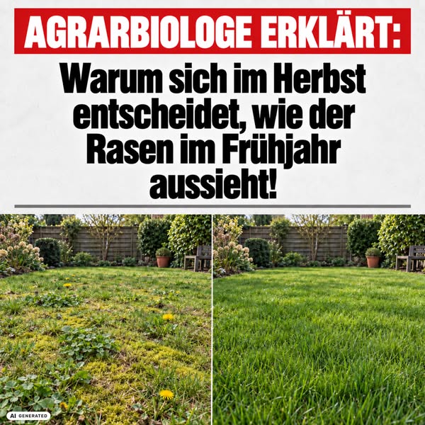 Deshalb zählt jetzt die Herbstrasenpflege!