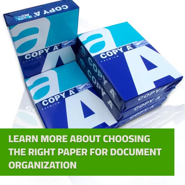 Learn more about choosing the right paper for document organization