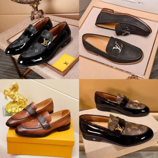 Luxury Genuine Leather Business Loafers for Men