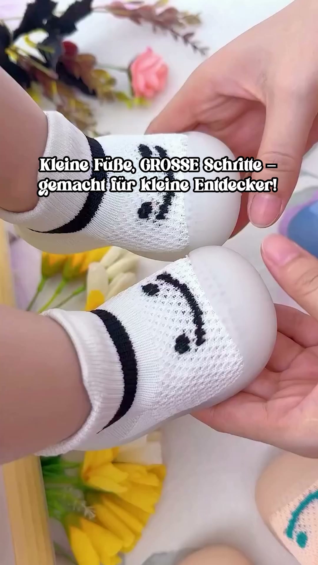 #1 Rutschfeste Sockenschuhe für Babys