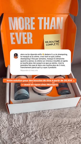 Découvre ta routine cheveux bouclés en 3 étapes !
