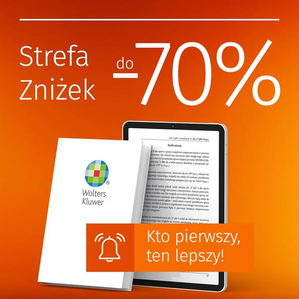 Książki Wolters Kluwer nawet do -70% taniej!