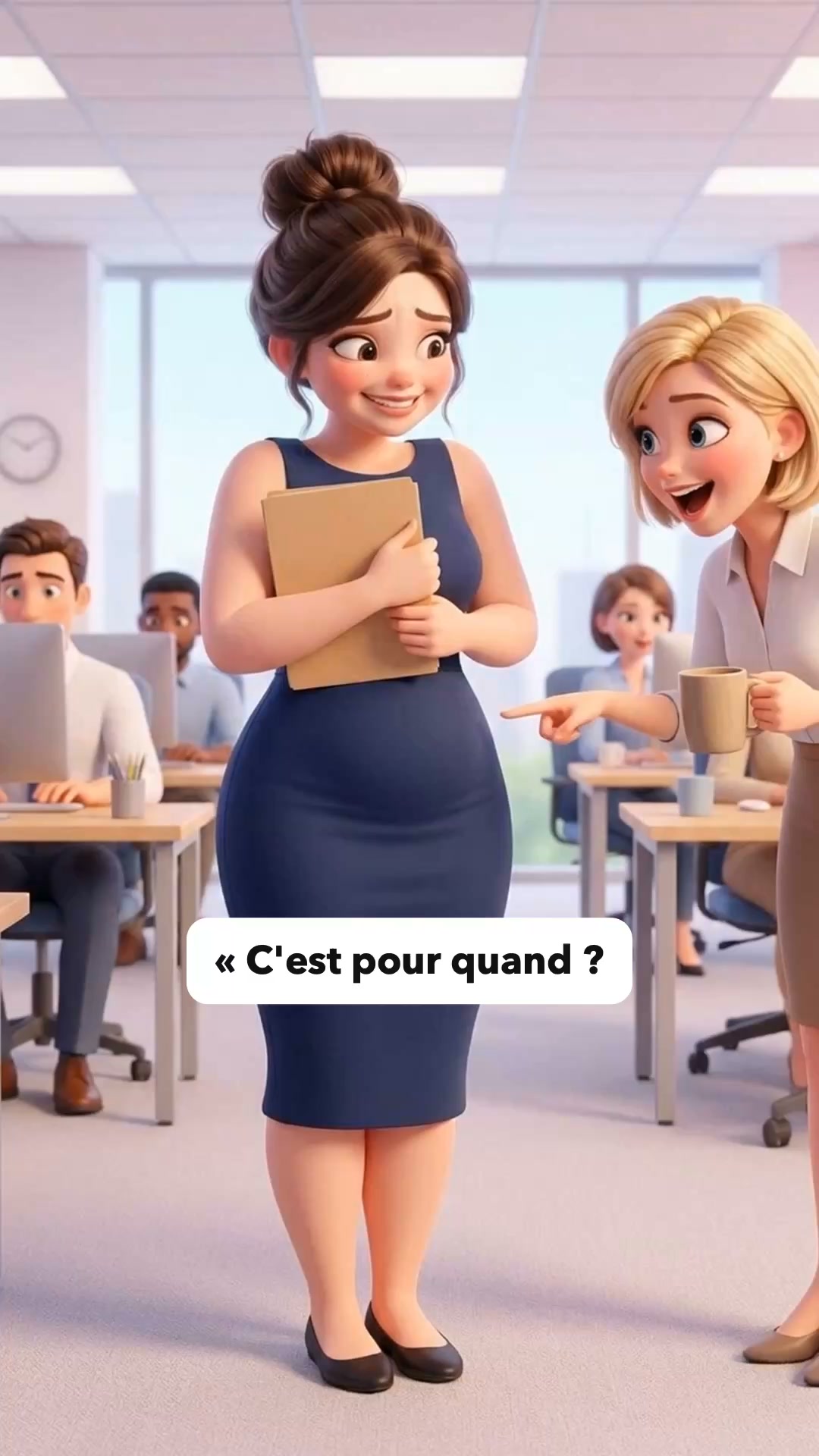 « C'est pour quand ? » Mon fils avait deux ans.