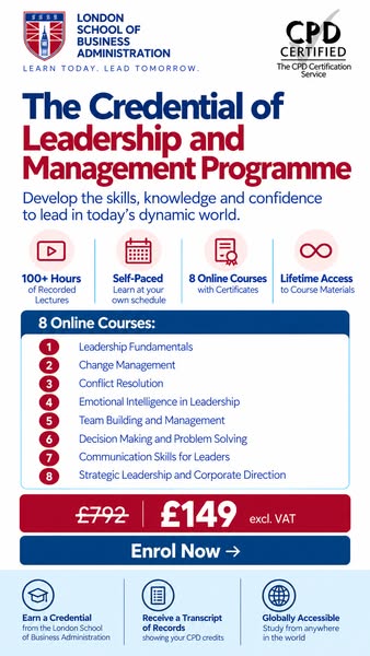 Complete the Leadership Programme for Just £149
