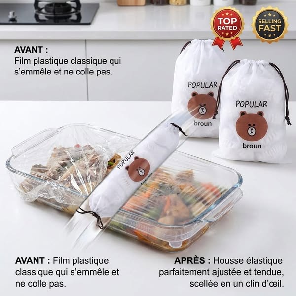 Gardez vos aliments bien protégés