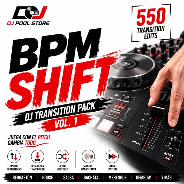 DJ Transition Pack – BPM SHIFT Vol. 1 | 550 Edits