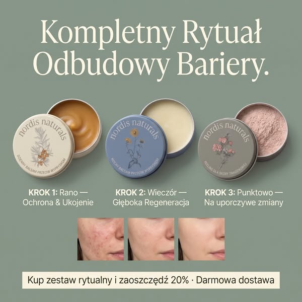 Rytuał 3 kroków na wypryski