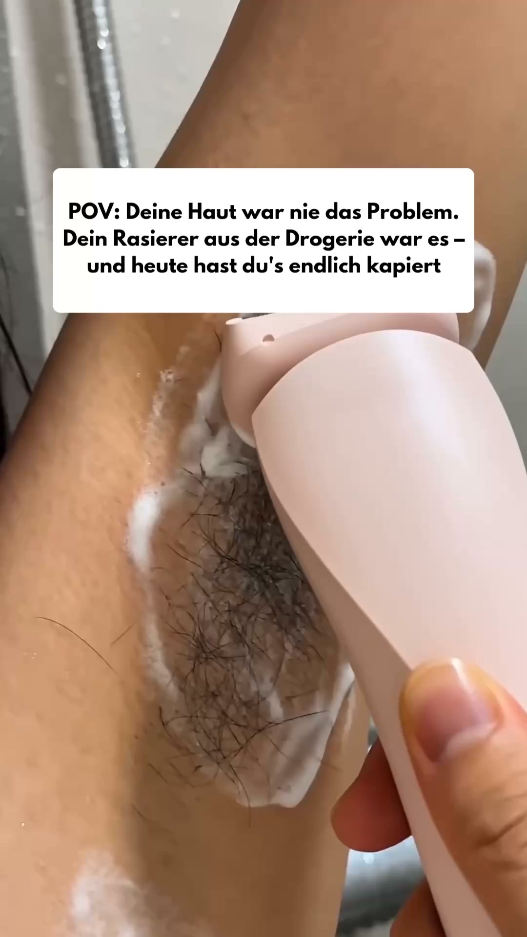 Nicht deine Haut. Dein Rasierer.