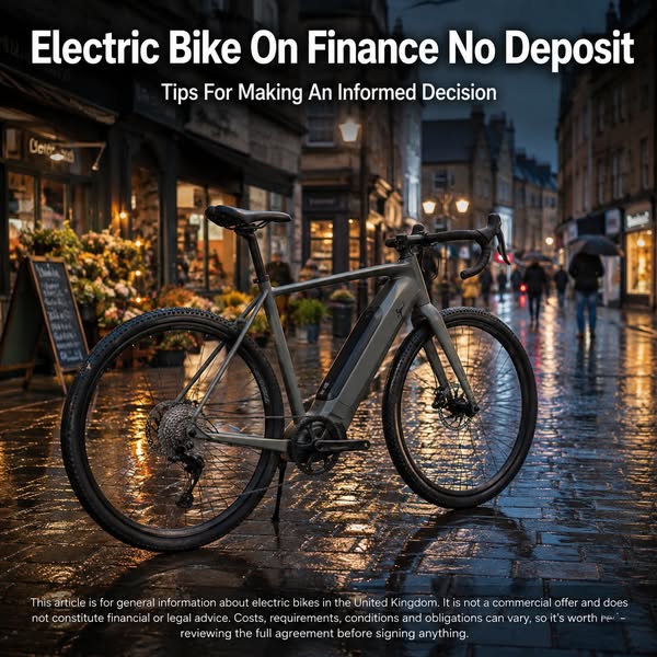 Electric Bike On Finance No Deposit