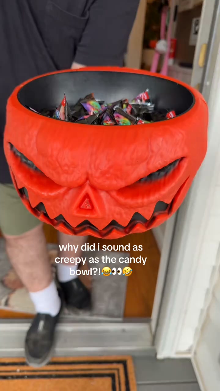 Motion-Activated Spooky Candy Guard!