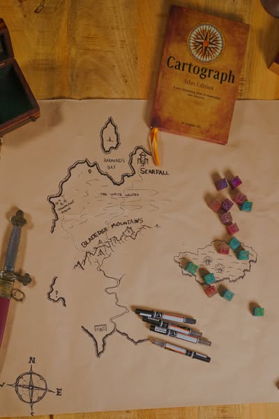 Mapmaking RPG by Indie Designer