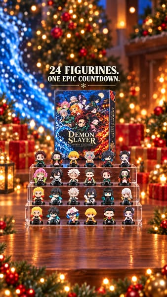24 days. 24 figurines. The perfect anime holiday countdown.