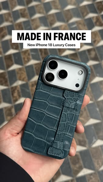 NEW IN: Exclusive iPhone 18 Leather Cases
