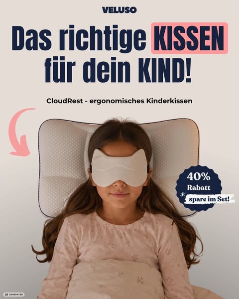 Cloudrest™ Ergonomisches Kinderkissen