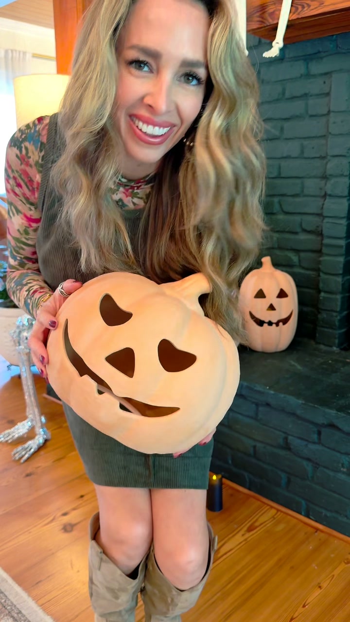 Pumpkin Halloween Decor: Fall Jack O Lantern
