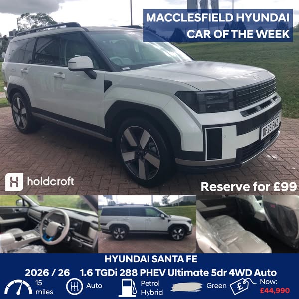Hyundai SANTA FE Ultimate PHEV | Just 15 Miles