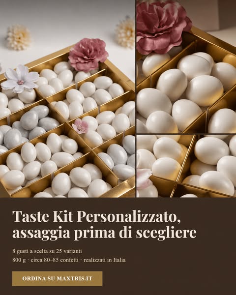 Conosci i gusti dei Confetti Maxtris®, li adorerai