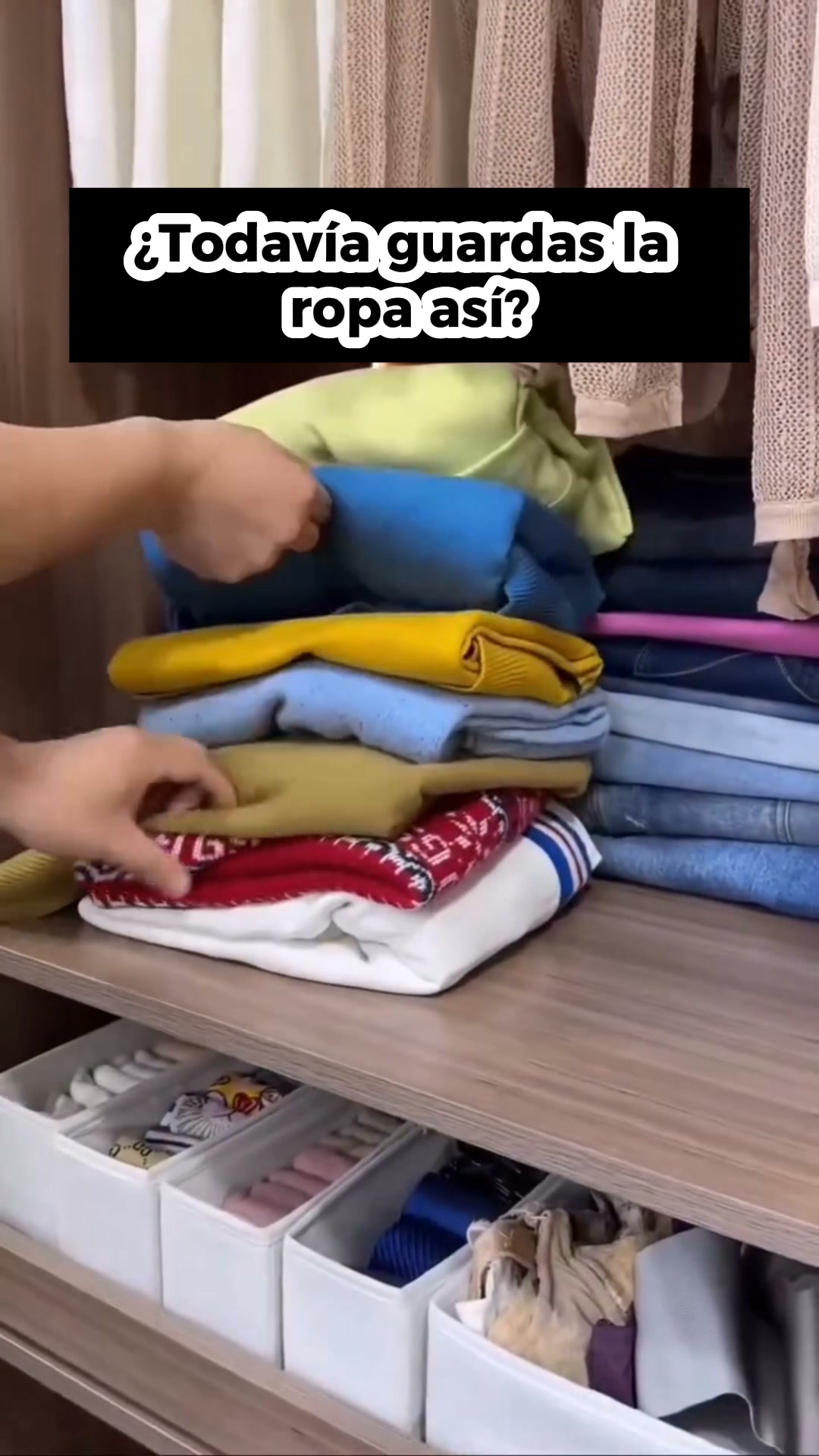 Una percha hace el trabajo de 5