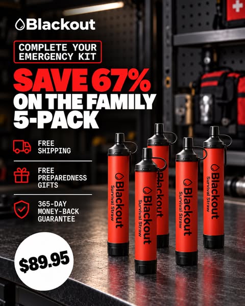 Your Family's Emergency Water Filter