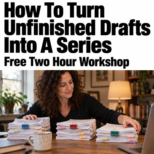 How To Turn Your Unfinished Drafts Into One Book Series