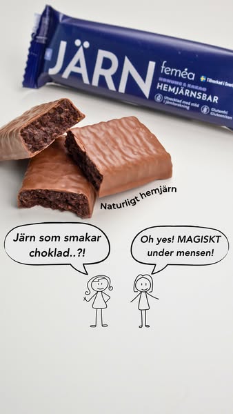 Järn som smakar choklad?